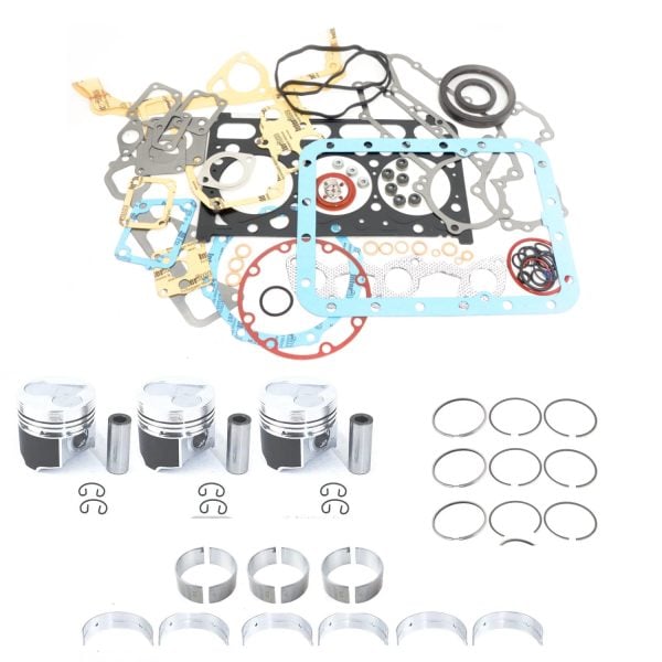 Motorrevisieset Kubota D1703 IDI | D1803 IDI motor | Bobcat | Eurocomach | Giant | Hitachi | Schäffer – OEM: 1G720-03311, 16483-2111-0, 6483-21110