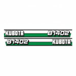 Autocollant | Jeu d'autocollants Kubota B1402 | Type 1