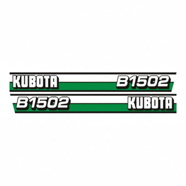 Aufkleber | Aufkleberset Kubota B1502 | B-Serie