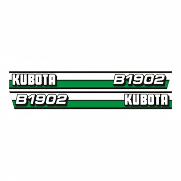 Adesivo | Set di adesivi Kubota B1902 | Serie B