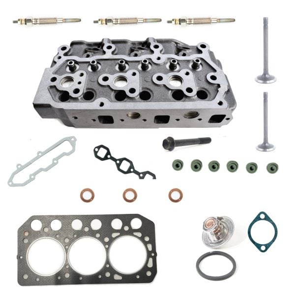 Cylinder Head + Repair Kit Mitsubishi S3L | S3L2 | Caterpillar | Pel-job – OEM: 31B01-31040, 31B0131040