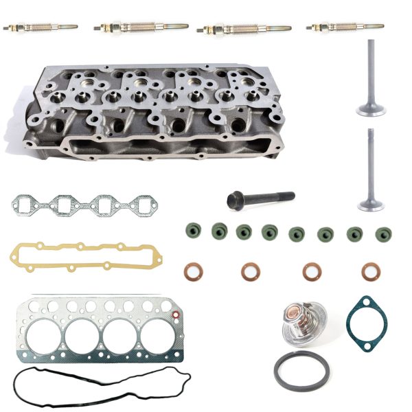 Cilinderkop + reparatieset Mitsubishi S4L | S4L2 | Vetus | Solé | Deutz | Atlas – OEM: 31A01-33300