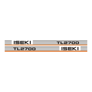 Sticker | Stickerset Iseki TL2700 | TL Series