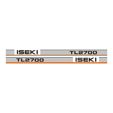 Sticker | Stickerset Iseki TL2700 | TL Series