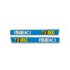 Stickerset Iseki TX1000 | TX Series - Complete Set & Originele Look