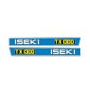 Stickers | stickerset Iseki TX1300 | TX Series