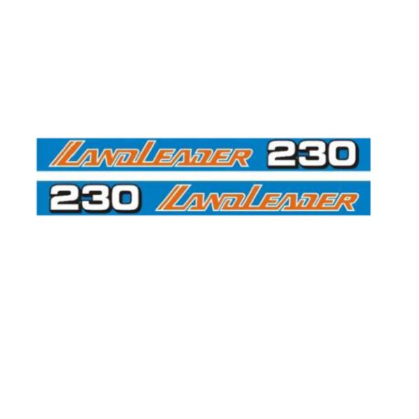 Stickerset Iseki TA230 achterzijde | TA Series - Complete Set &amp; Originele Look – OEM: TA230-DECAL-1, 1490-901-228-00