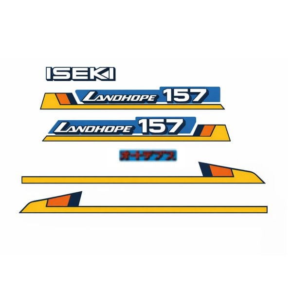 Sticker | Stickerset Iseki Landhope TU157 | TU Series
