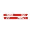 Stickerset Iseki TX155 | TX Series - Complete Set & Originele Look
