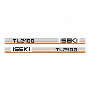 Sticker | Sticker Set Iseki TL2100 | TL Series