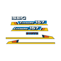 Autocollant | Jeu d'autocollants Iseki Landhope TU157 | Série TU