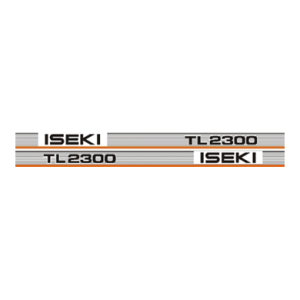 Sticker | Stickerset Iseki TL2300 | TL Series