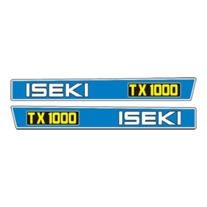 Stickers Iseki TX1000 | TX Series