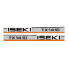 Stickerset Iseki TX1410 | TX Series - Complete Set & Originele Look