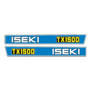 Stickers Iseki TX1500 | TX Series
