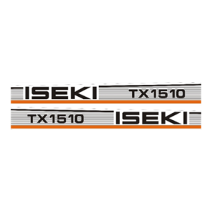 Stickers Iseki TX1510 | TX Series