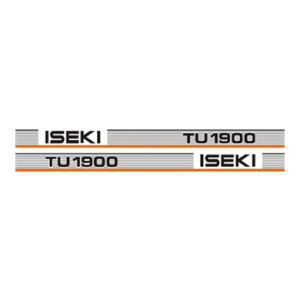 Sticker | Stickerset Iseki TU1900 | TU Series