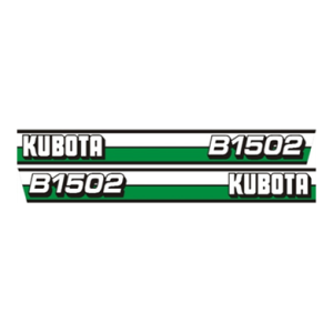Autocollant | Jeu d'autocollants Kubota B1502 | Série B