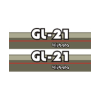 Decal | Decal Set Kubota GL21 | GL | Grandel Series