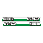 Adhesivo | Juego de Adhesivos Kubota B1402 | Tipo 1