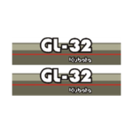 Aufkleber | Aufklebersatz Kubota GL32 | GL | Grandel Serie