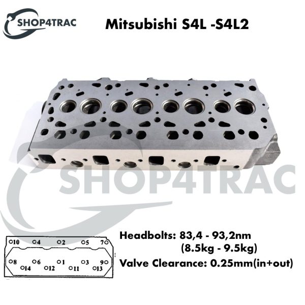 Culasse + kit de réparation Mitsubishi S4L | S4L2 | Vetus | Solé | Deutz | Atlas