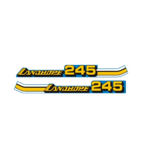 Stickers Iseki TU245 | achterzijde model 1 – OEM: TU245-DECAL-1, 8665-901-232-00