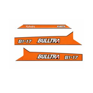 Sticker | Sticker set Kubota B1-17 | B1 Bulltra Series