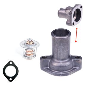 Alloggiamento del termostato | flangia dell'acqua + termostato Kubota D905 | D1005 | D1105 | V1305 | V1505