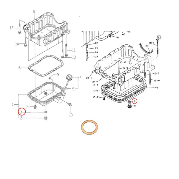 Filterkit Iseki TA Landleader | TA207 – TA287F | TA317F – TA530 | TA538 – 5040