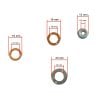 Kubota verstuiver | injector afdichting | seal | compleet | Z402 - Z600 | D722 - D1403 | D750 - D950 - D905 - D1305 | V1205 - V1505 | V1702 - V2403
