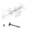 Intake Valve Iseki engine E3CD | E3CE | E3CF | Iseki TK | TH | TG | SF | TF