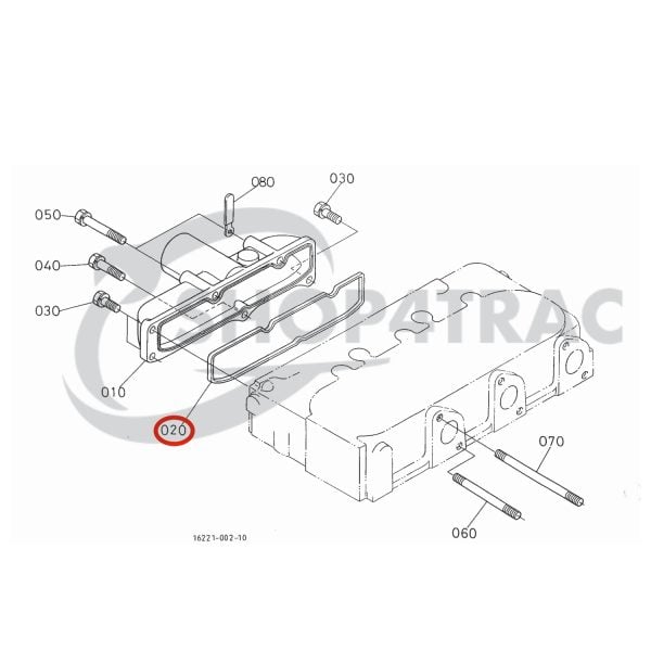 Junta de colector de admisión Kubota D905 | D1105 | D1305 | D1105-E2B | D1105-E3B | D1105-E4B