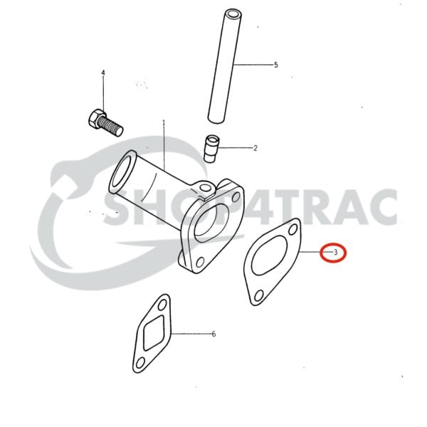 Intake Manifold Gasket Mitsubishi KE70 | KE75 | Iseki | Bolens | Satoh | Suzue