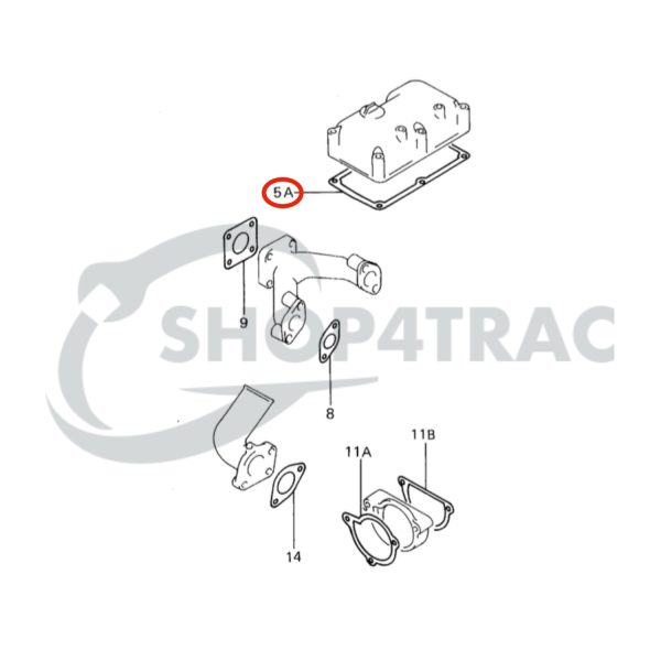 Joint de cache-soupapes Mitsubishi | K2B | K2C | KE55 | Iseki