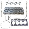 Cylinder Head Kubota V1505 | V1505-T | Bobcat | Giant | Schäffer complete + head gasket + glow plug