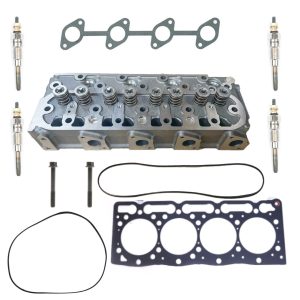 Testata Kubota V1505 | V1505-T | Bobcat | Giant | Schäffer completa + guarnizione testata + candeletta