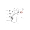 Valve cover gasket Kubota V1205 | V1305 | V1505 | Eurotrac | Schäffer | Bobcat | Giant