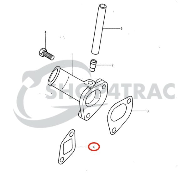 Auspuffkrümmerdichtung Mitsubishi KE70 | KE75 | Iseki | Bolens | Satoh | Suzue
