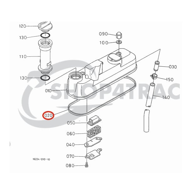 Joint de cache-culbuteurs Kubota D905 | D1105 | D1305 | D1105-E2B | D1105-E3B | D1105-E4B