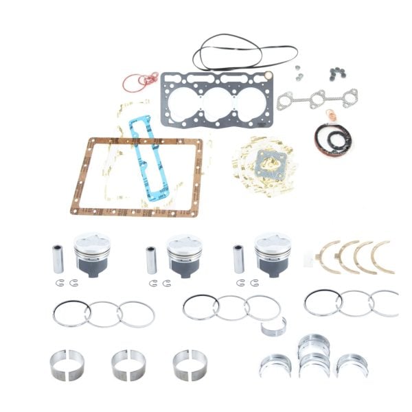Motorrevisieset Kubota D905 | 3D72 | D905E | D905B – B1700 | BX2200 | BX23 | Giant | Schäffer | Genie – OEM: 07916-27885, 07916-27799, 16221-03310