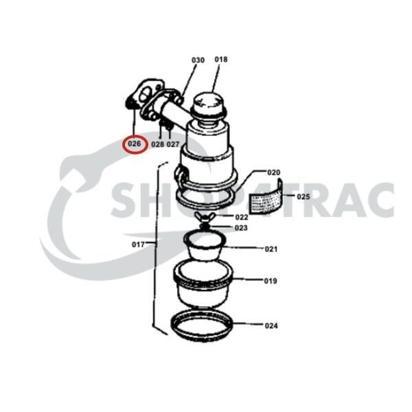 Junta de colector de admisión para Kubota B6000 | B6000DT | B6000E | B6000E-T | motor ZL600