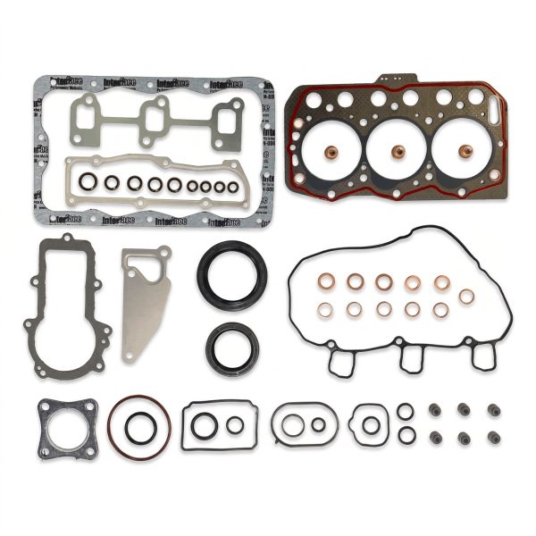 Juego de juntas completo Yanmar 3TNM68 – Sucesor Stage V del 3TNV68 | Cosechadora AJ217 | IHI 12NXE | Kato 12VXE | Ferris IS2000 | JCB | Linhai LH300 – OEM: 119125-01330, 11912501330, YM119125-01330