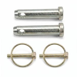 Oberlenkerbolzen 19x127mm Kat. 1 für Oberlenker | Hebesatz | 2er-Set (inkl. 2 Klappstecker) | Kubota | Iseki | Mitsubishi