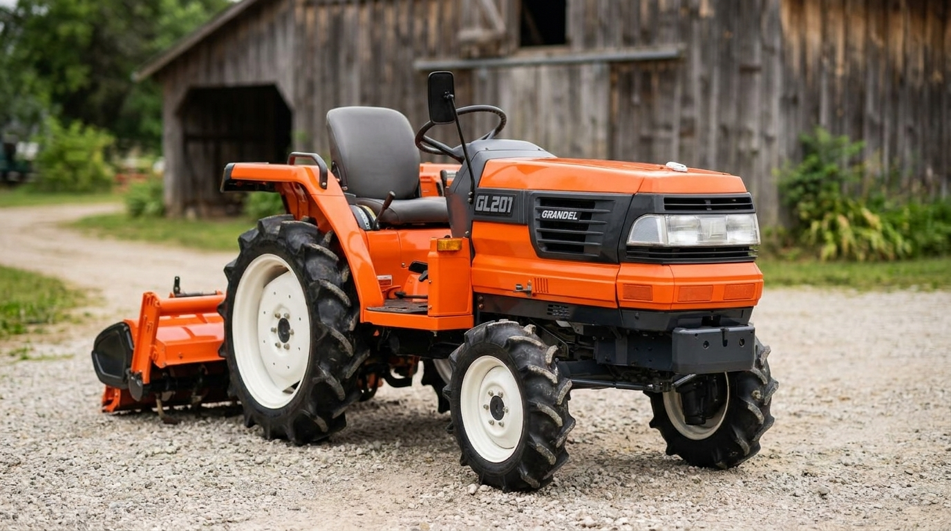 Kubota GL201 compacttractor op het erf – aankoopadvies GL-serie