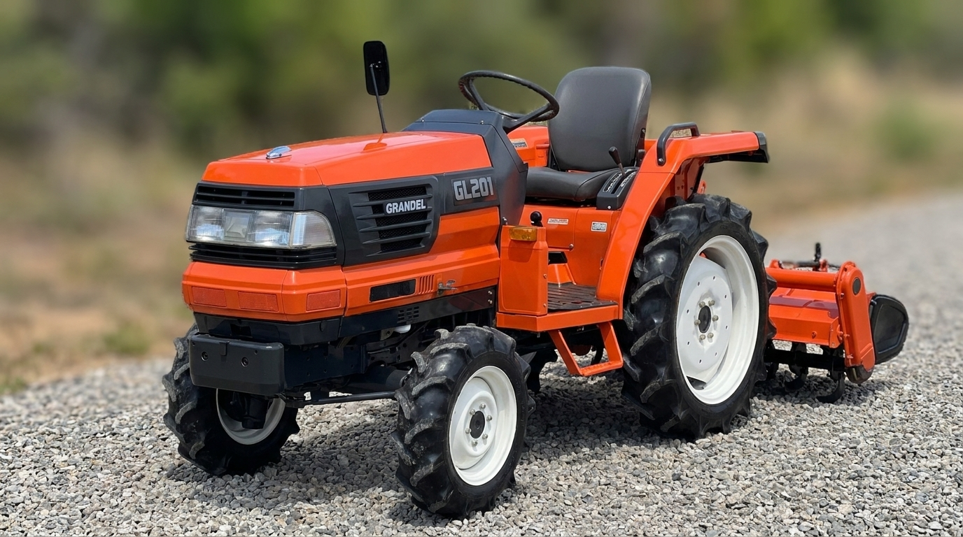 Kubota GL201 driekwart vooraanzicht – technische specificaties