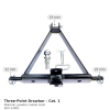 Drawbar | Tow bar | Three-point towbar | Three-point buck