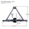 Drawbar | Tow bar | Three-point towbar | Three-point buck
