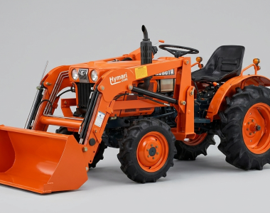 Kubota B7001 compacttractor zijaanzicht