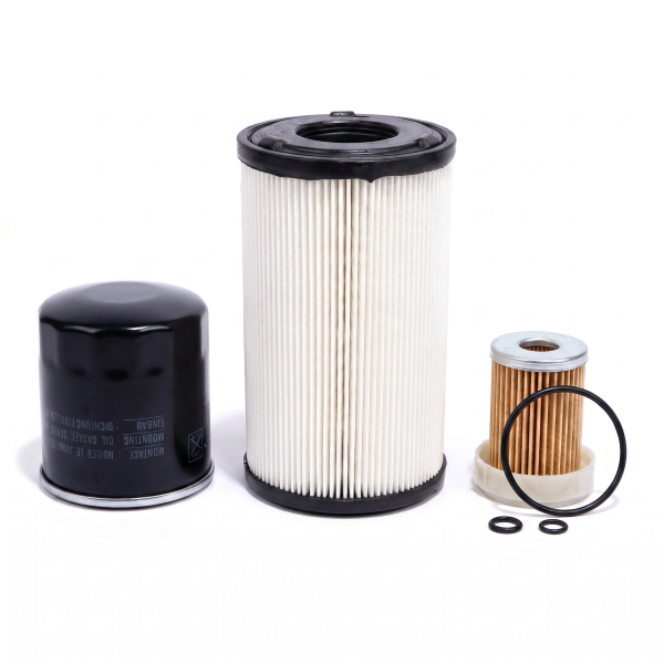 Filterset LS J2020 | J2023 | J2030 – sub-compact (olie, brandstof, lucht) – OEM: 40056451, 40049450, 40223960